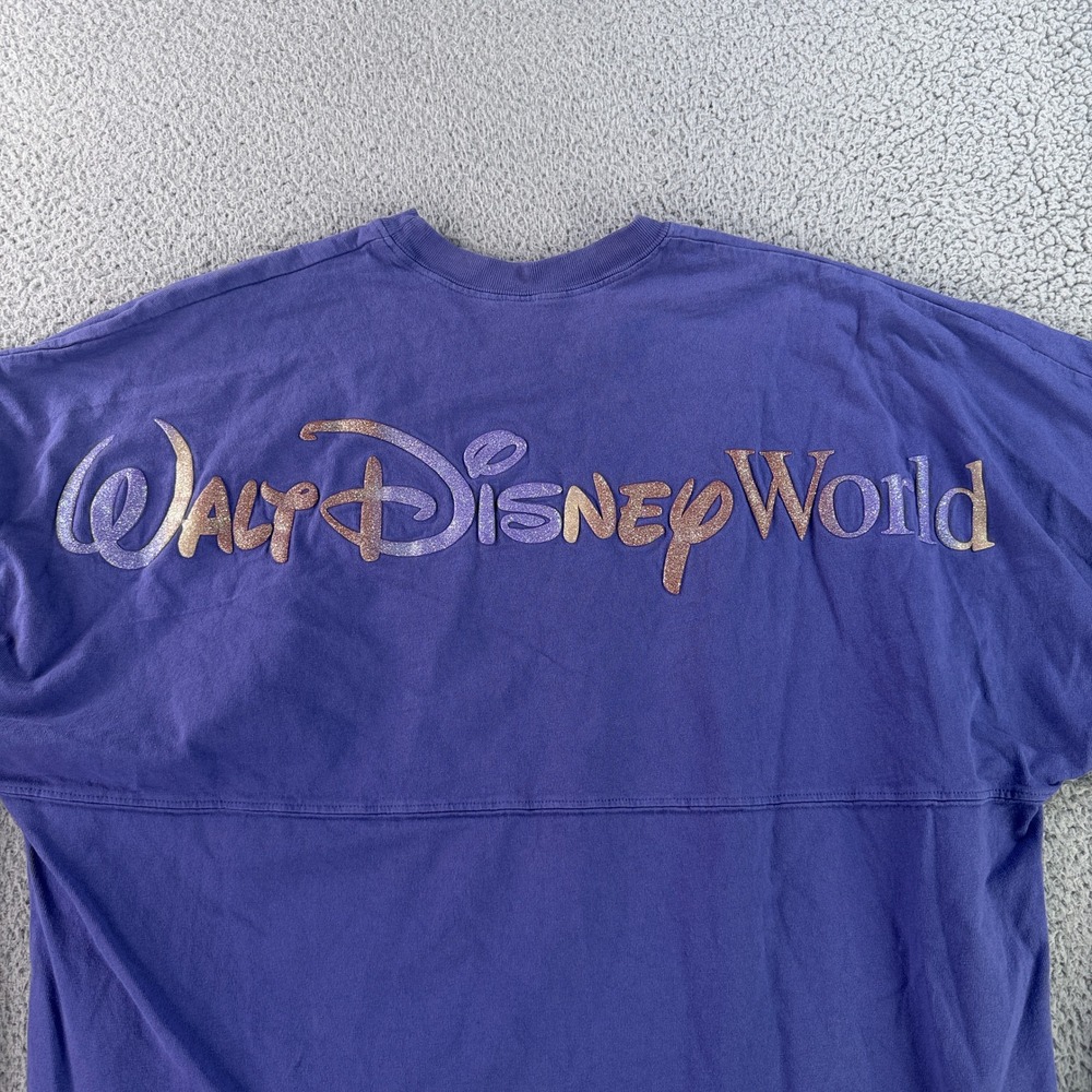 Spirit Jersey Walt Disney World Men L Purple 50th Anniversary Long Sleeve Shirt - Picture 3 of 8